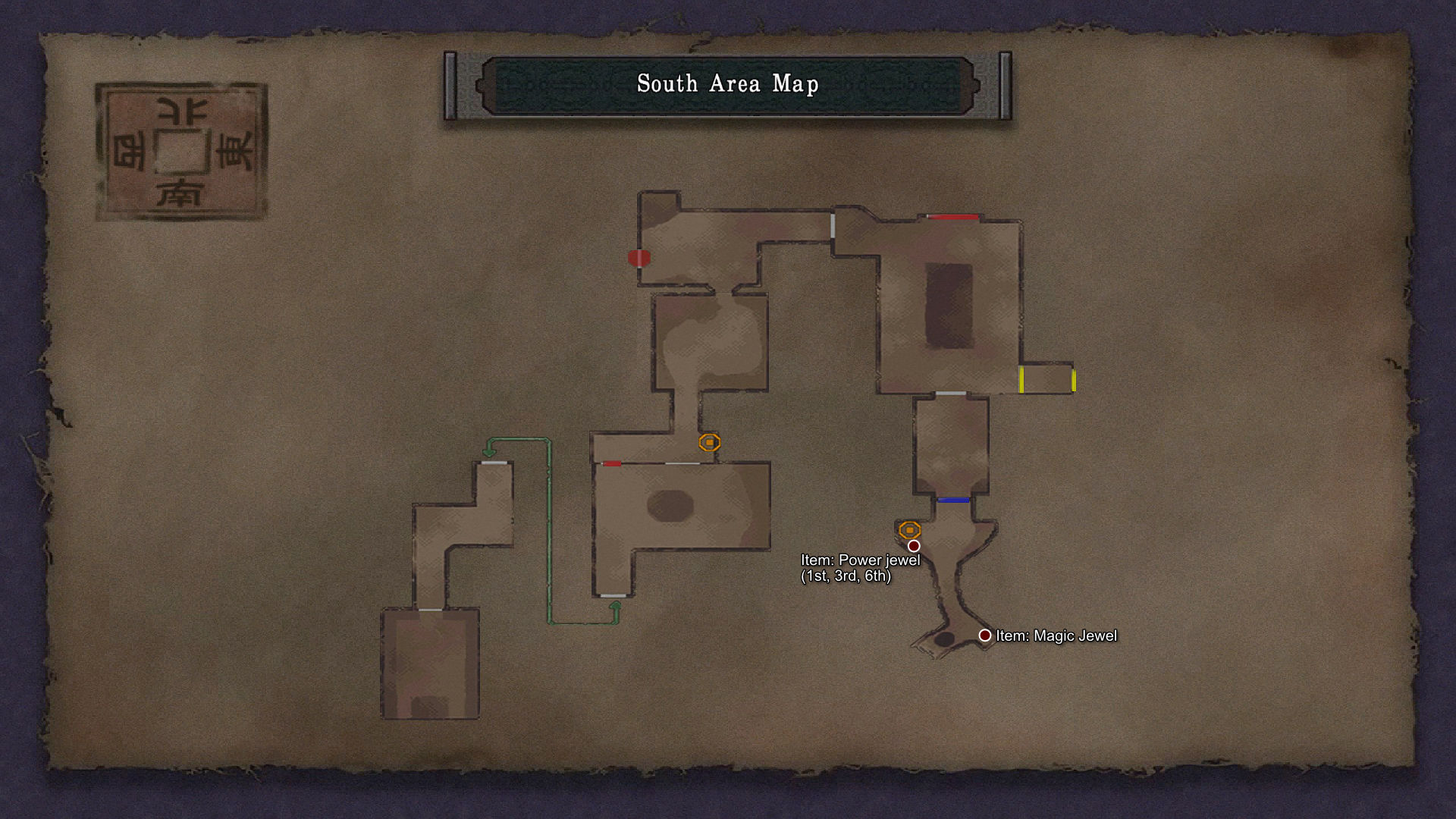 Map 3. South Area