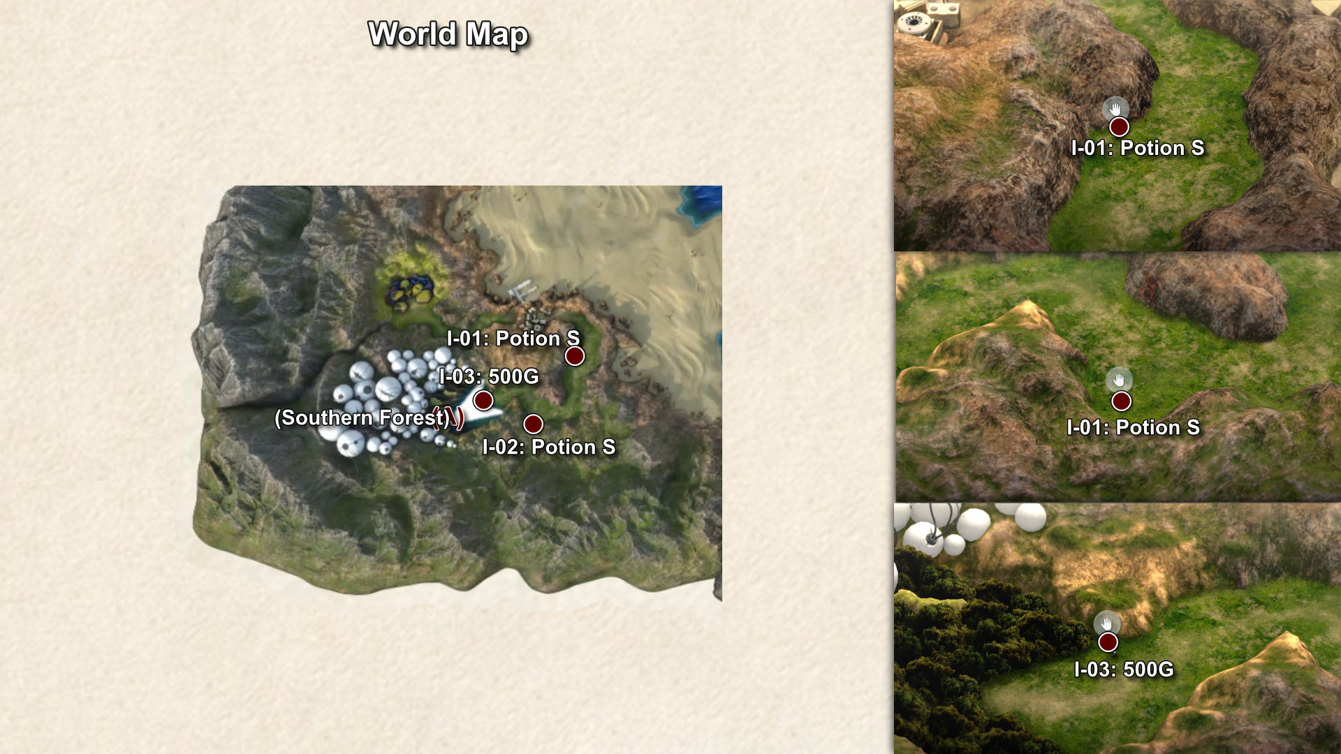 0301. World Map - Path to Southern Forest