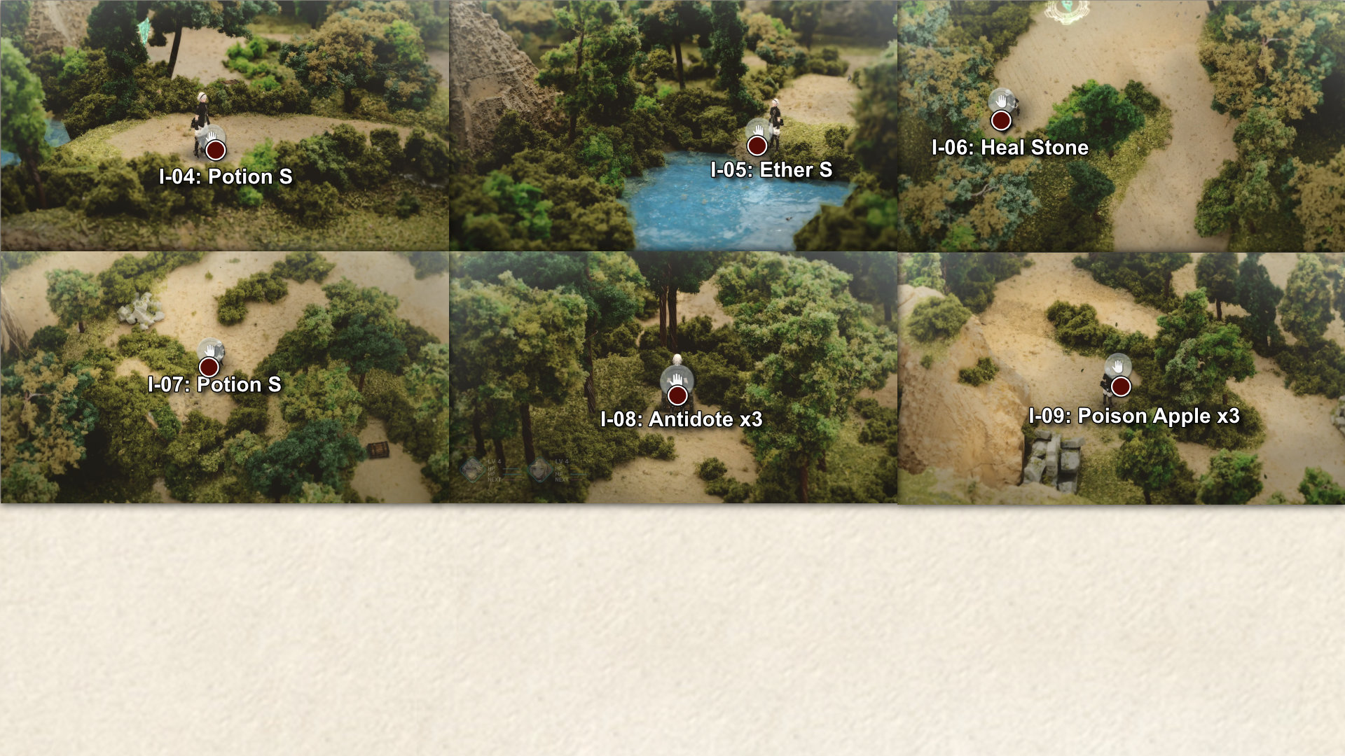 0304. Southern Forest - Entrance Items