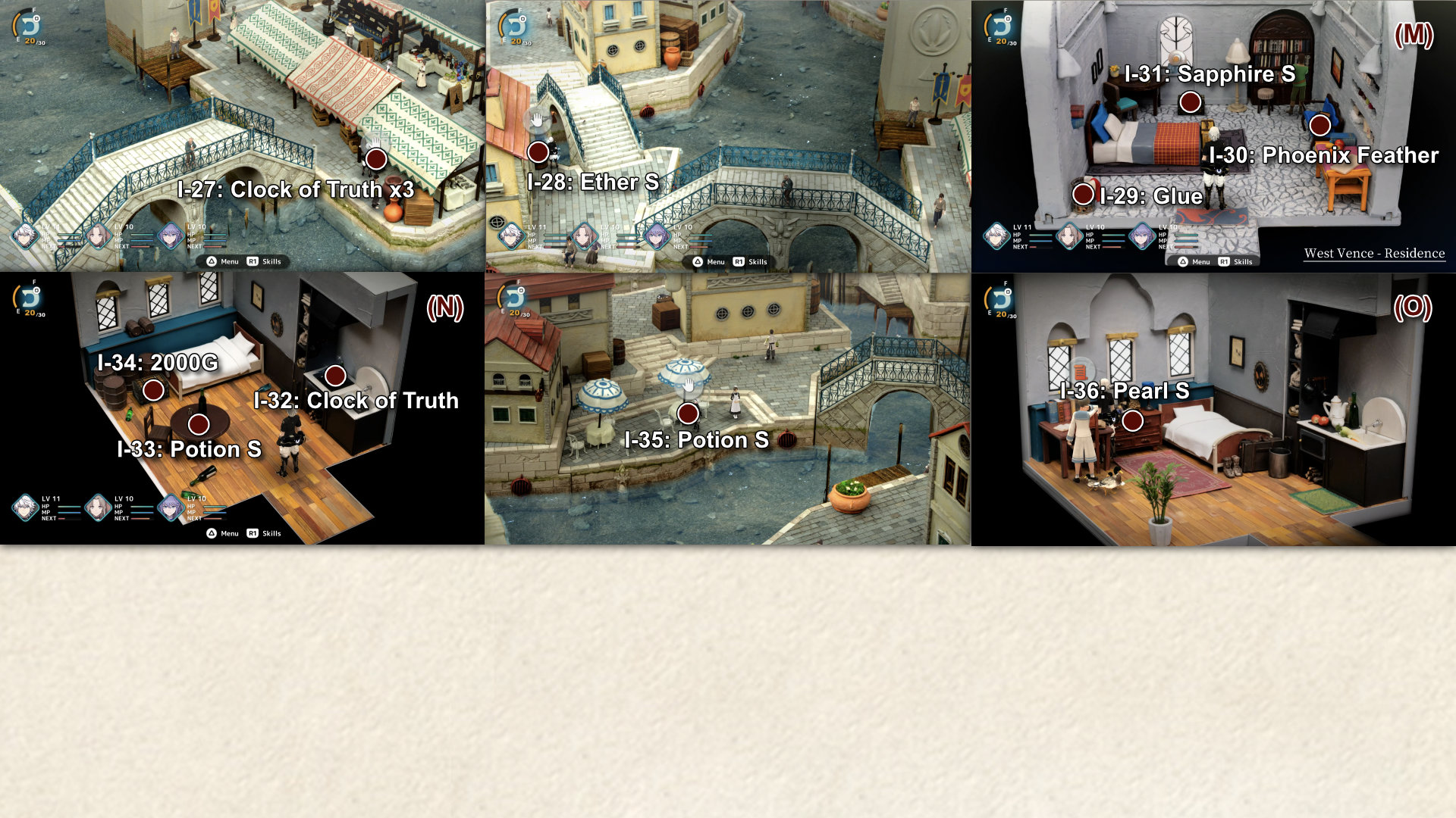 0613. West Vence Items