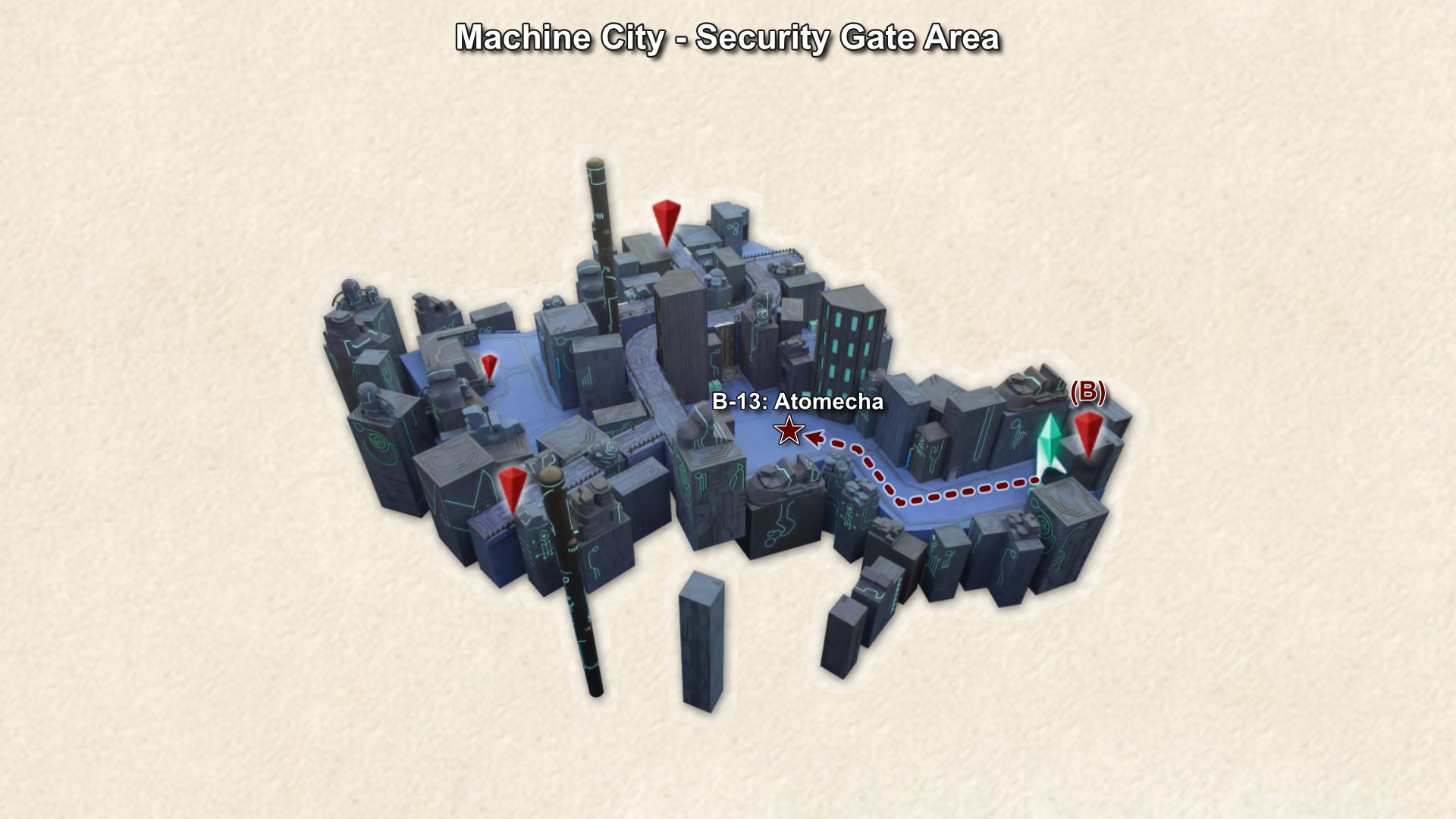 1003. Machine City - Security Gate Area