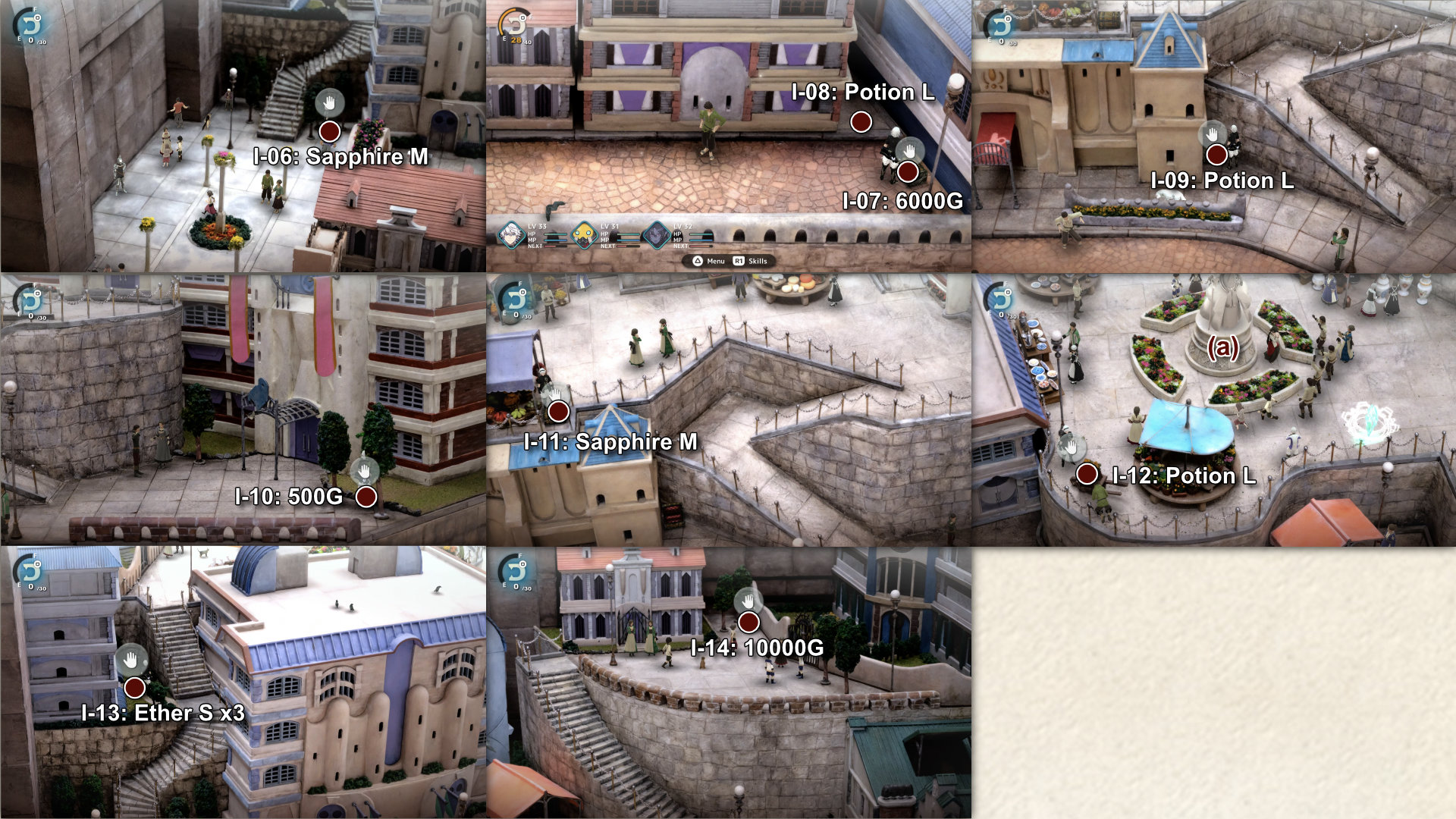 1407. Town Center Items