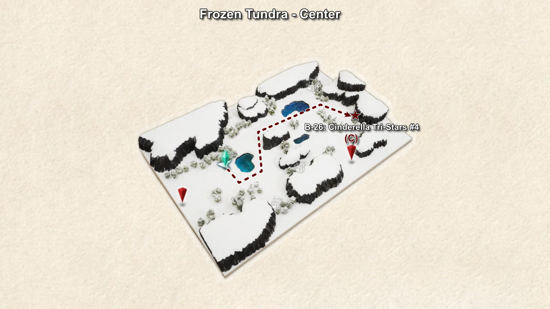 2404. Frozen Tundra - Cinderella Tri-Stars Location