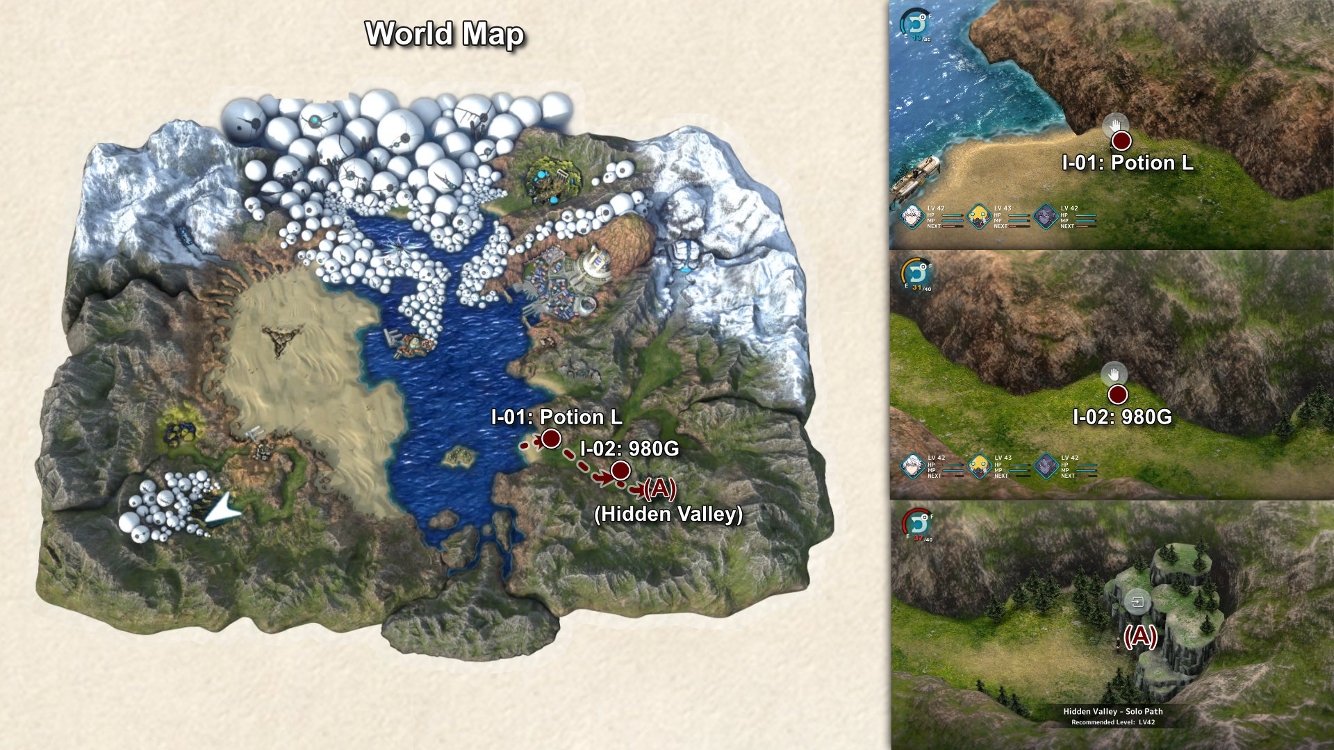 2901. World Map - Path to Hidden Valley