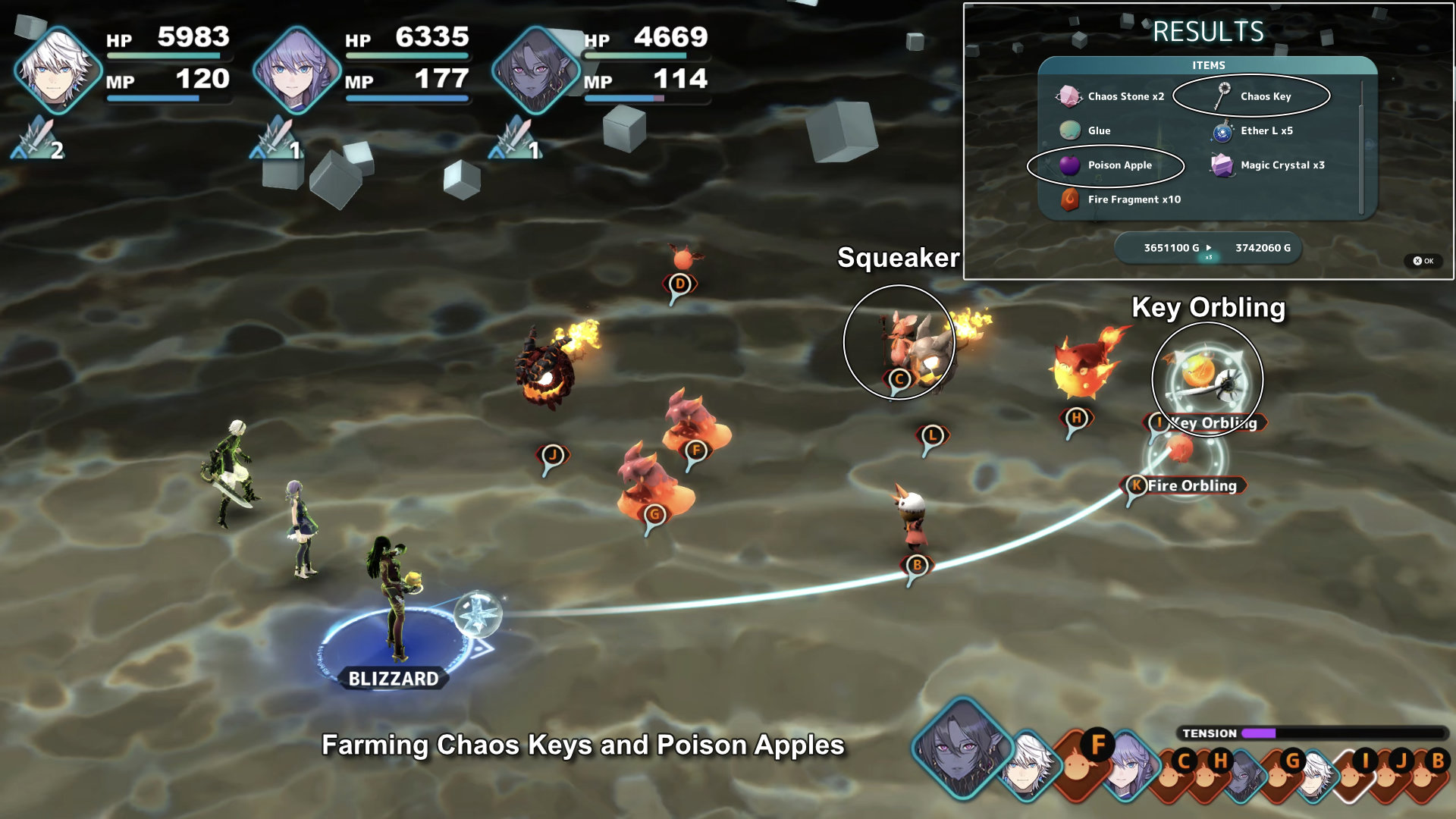 4101. Farming Chaos Keys and Poison Apples