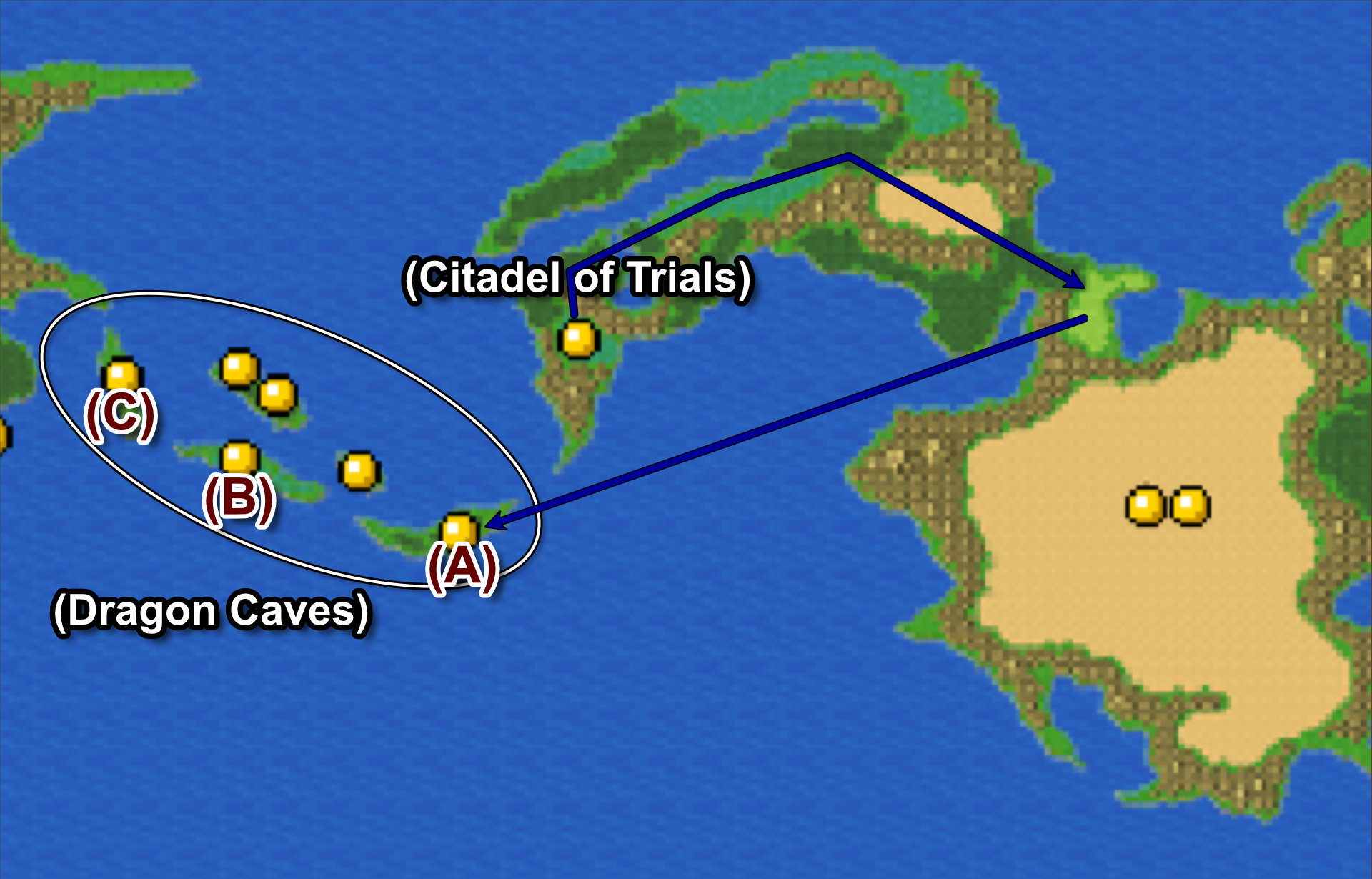 1501. Path to Dragon Caves (Map)