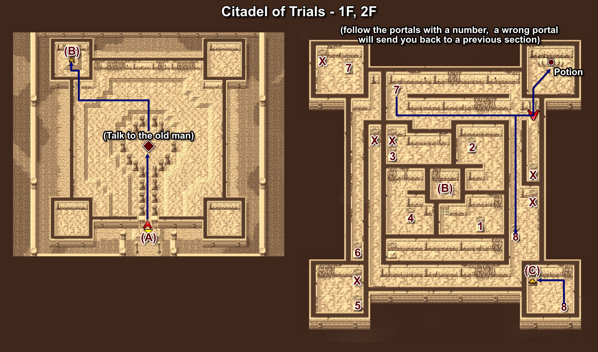 1403. Citadel of Trials - 1F, 2F