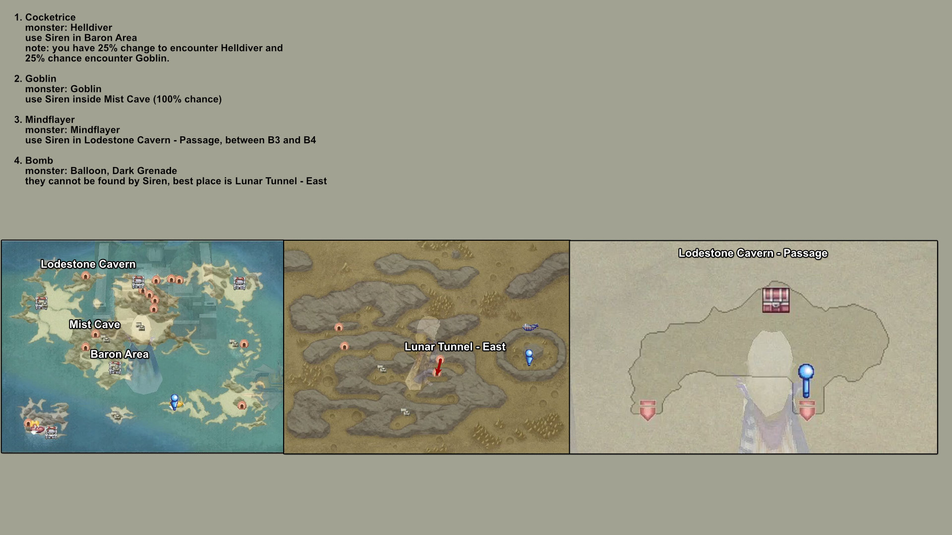 58.1. Hidden Summon locations