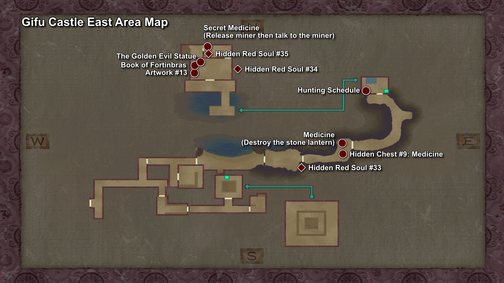 384. Gifu Castle Item Map - Part 13