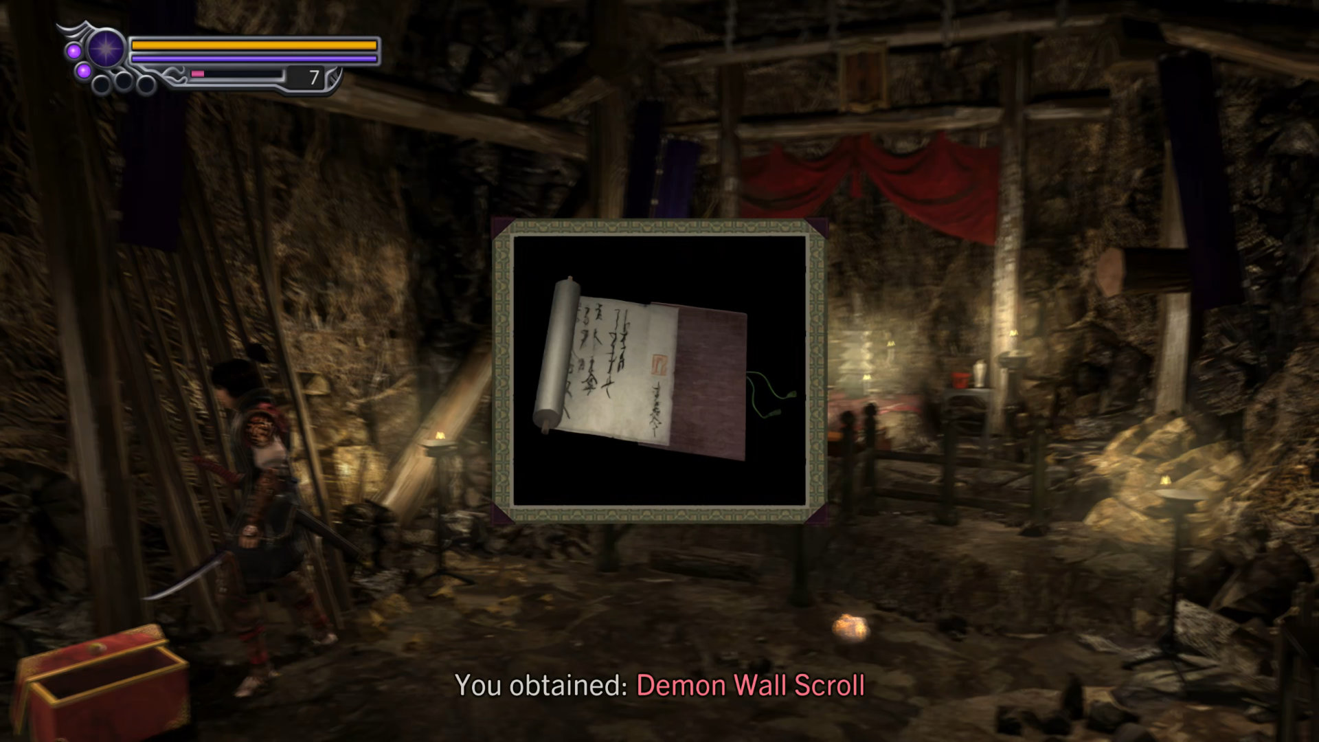 052. Demon Wall Scroll