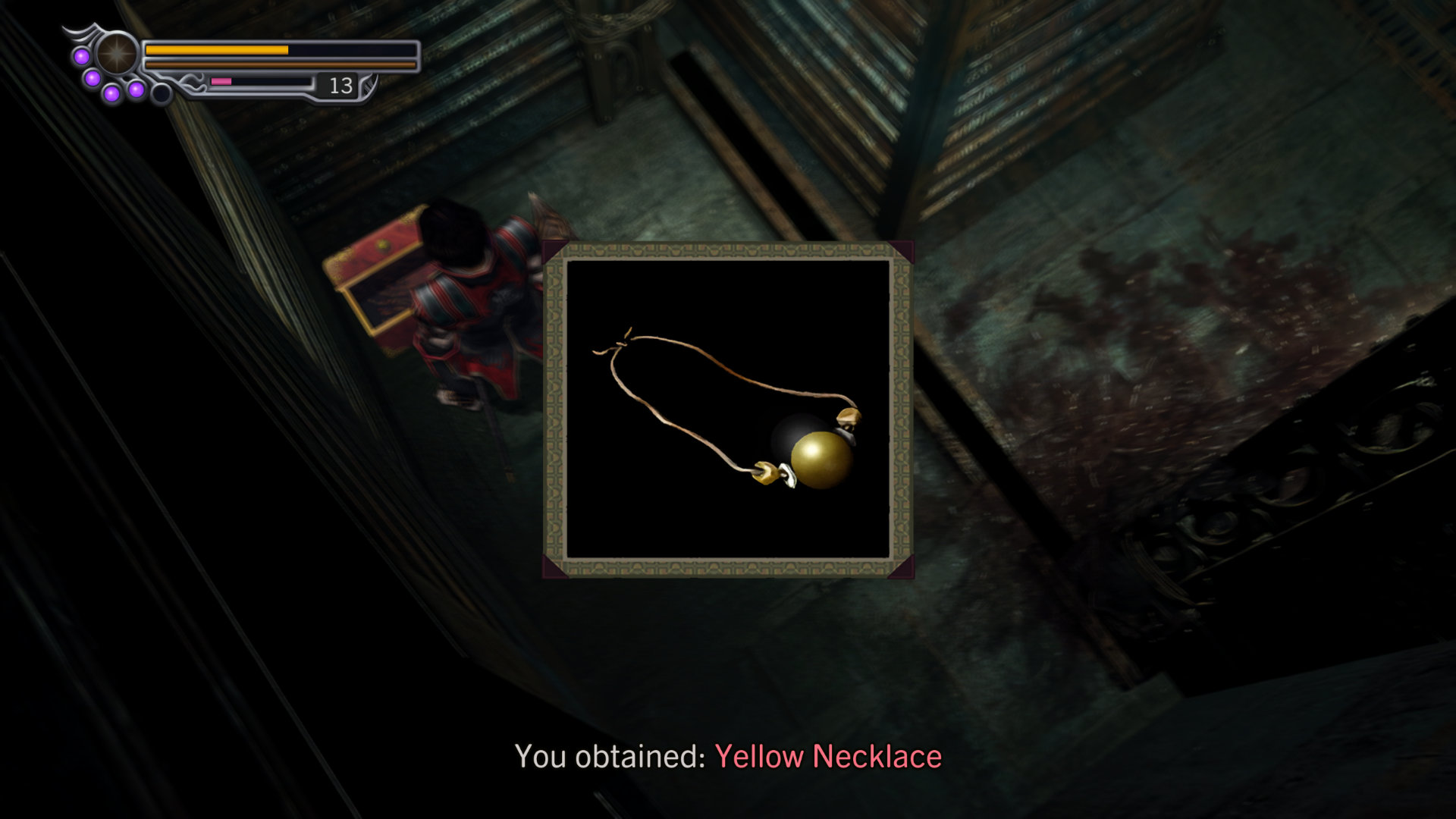 255. Yellow Necklace