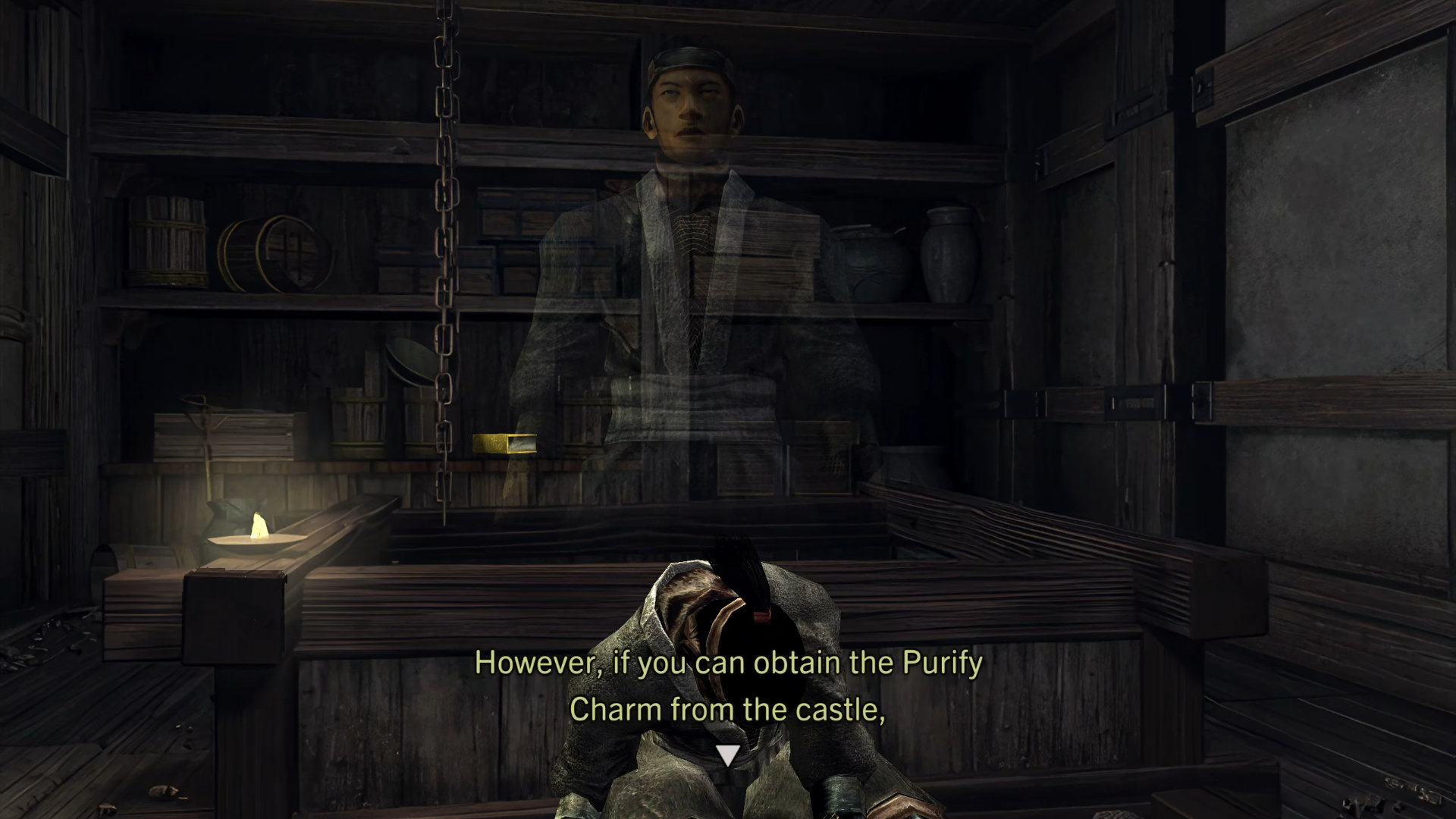 105. Ghost asking for Purifying Charm