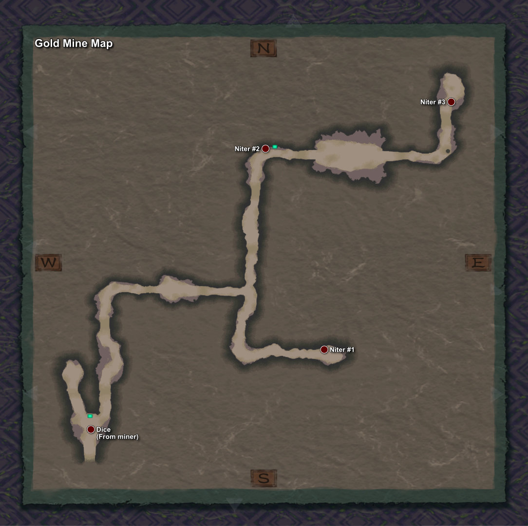 071. Gold Mine Item Map (Second Visit)