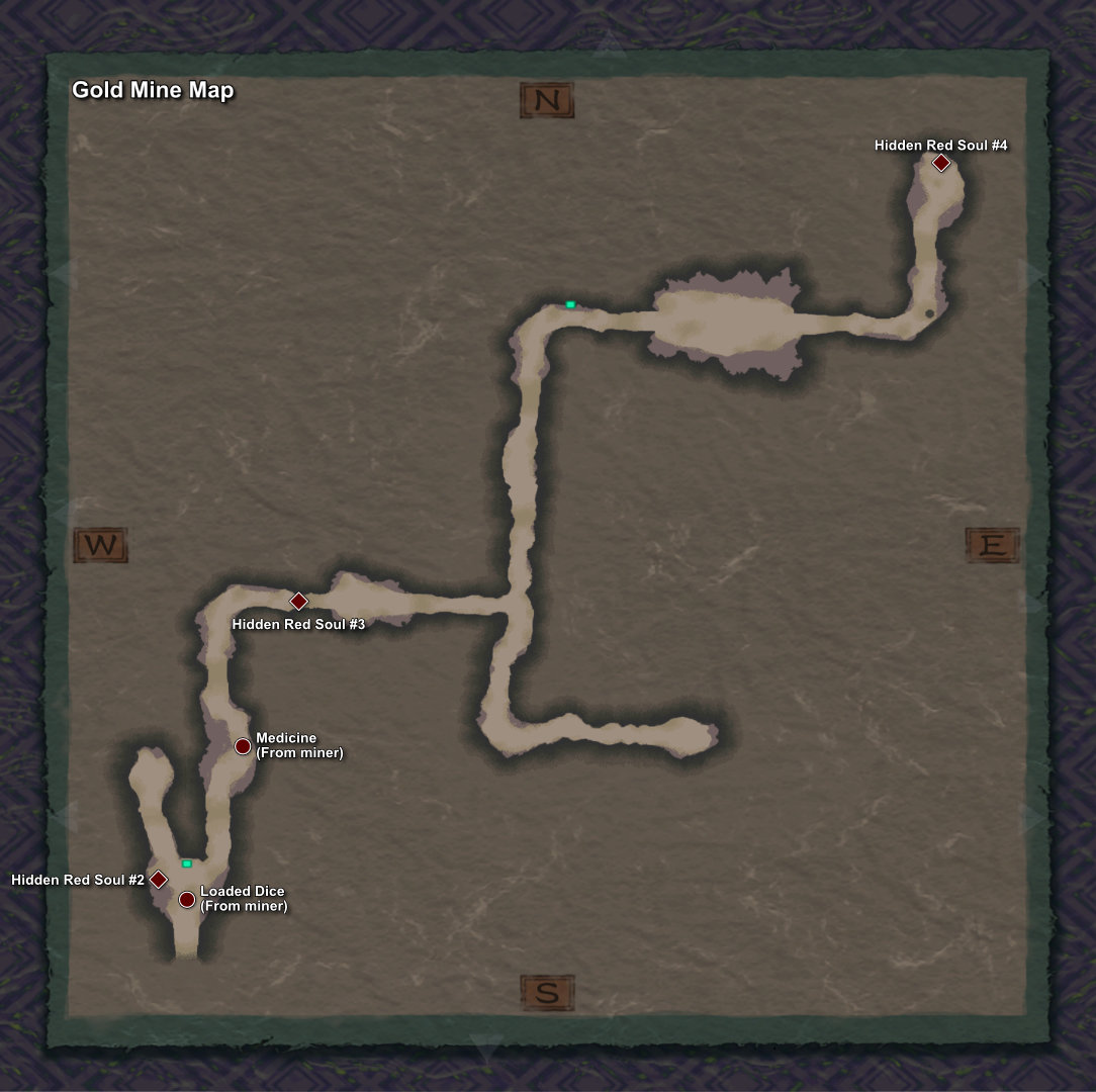 124. Gold Mine Item Map (Third Visit)