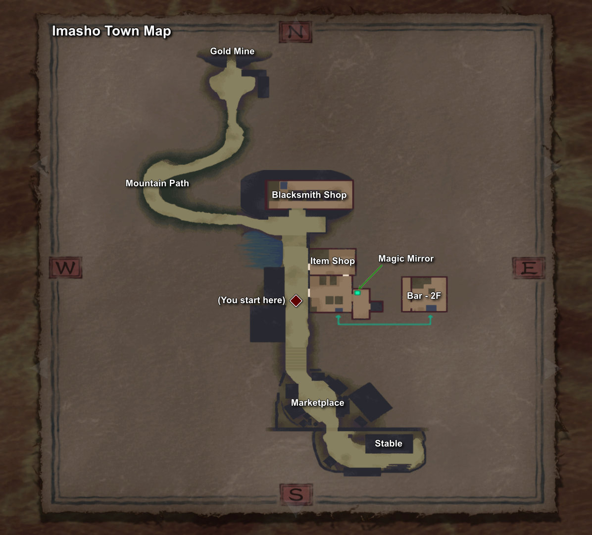 025. Imasho Town Location Map