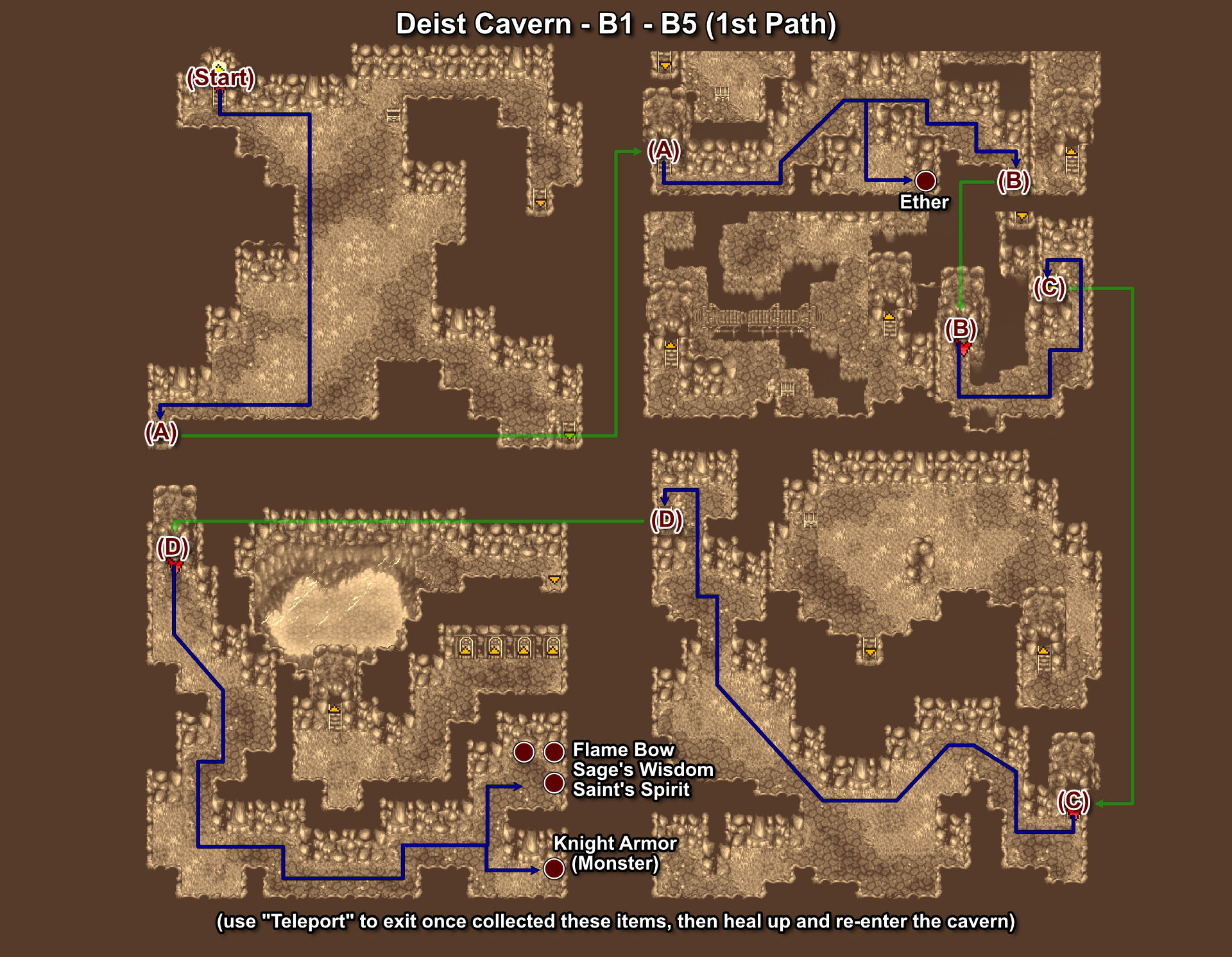 045. Deist Cavern - B1 - B5 (1st Path)