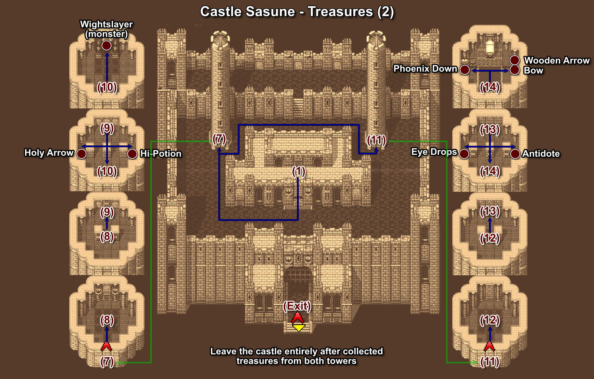 008. Castle Sasune - Collect Treasures From Both Towers