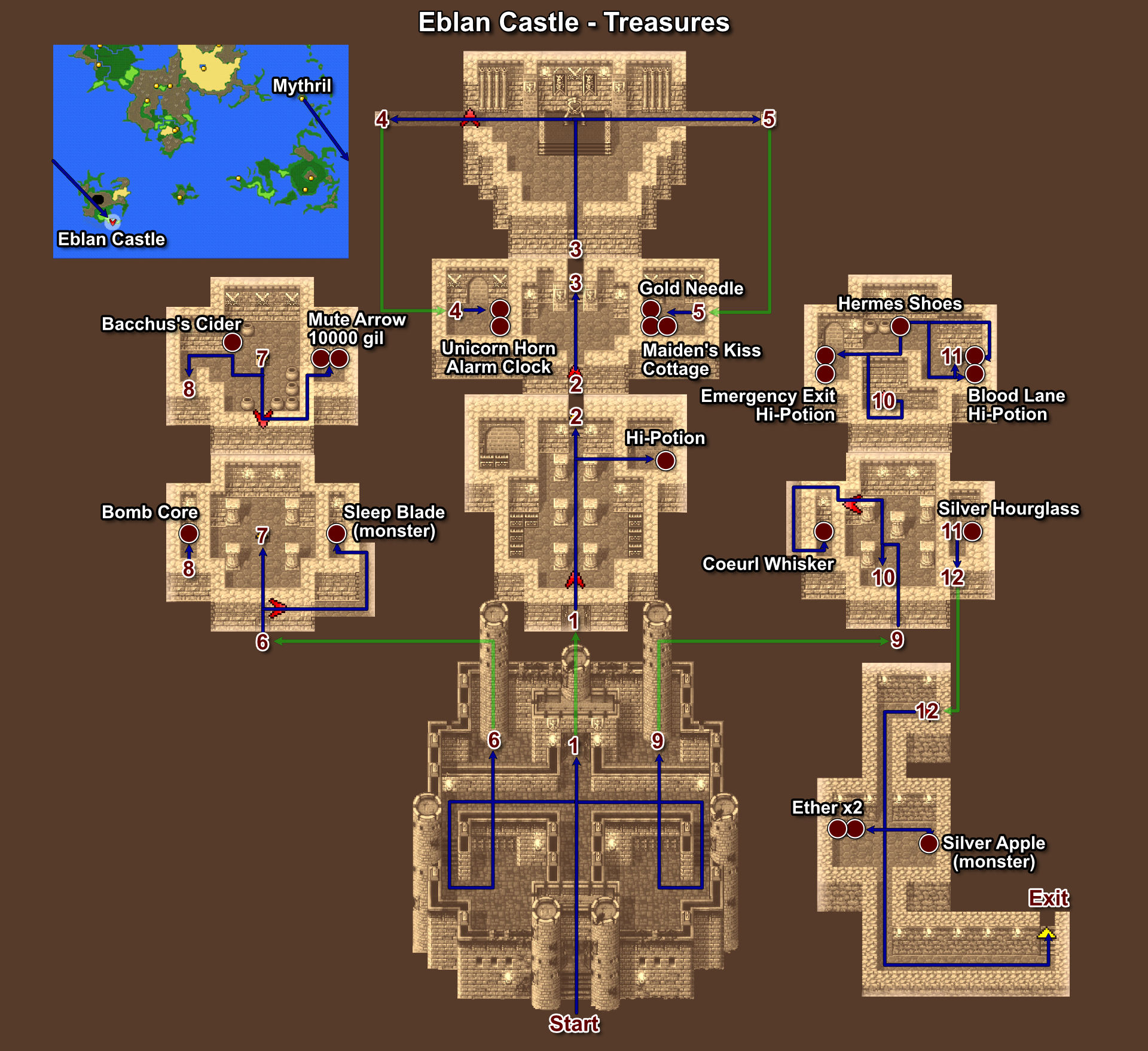 024. Eblan Castle - Treasures