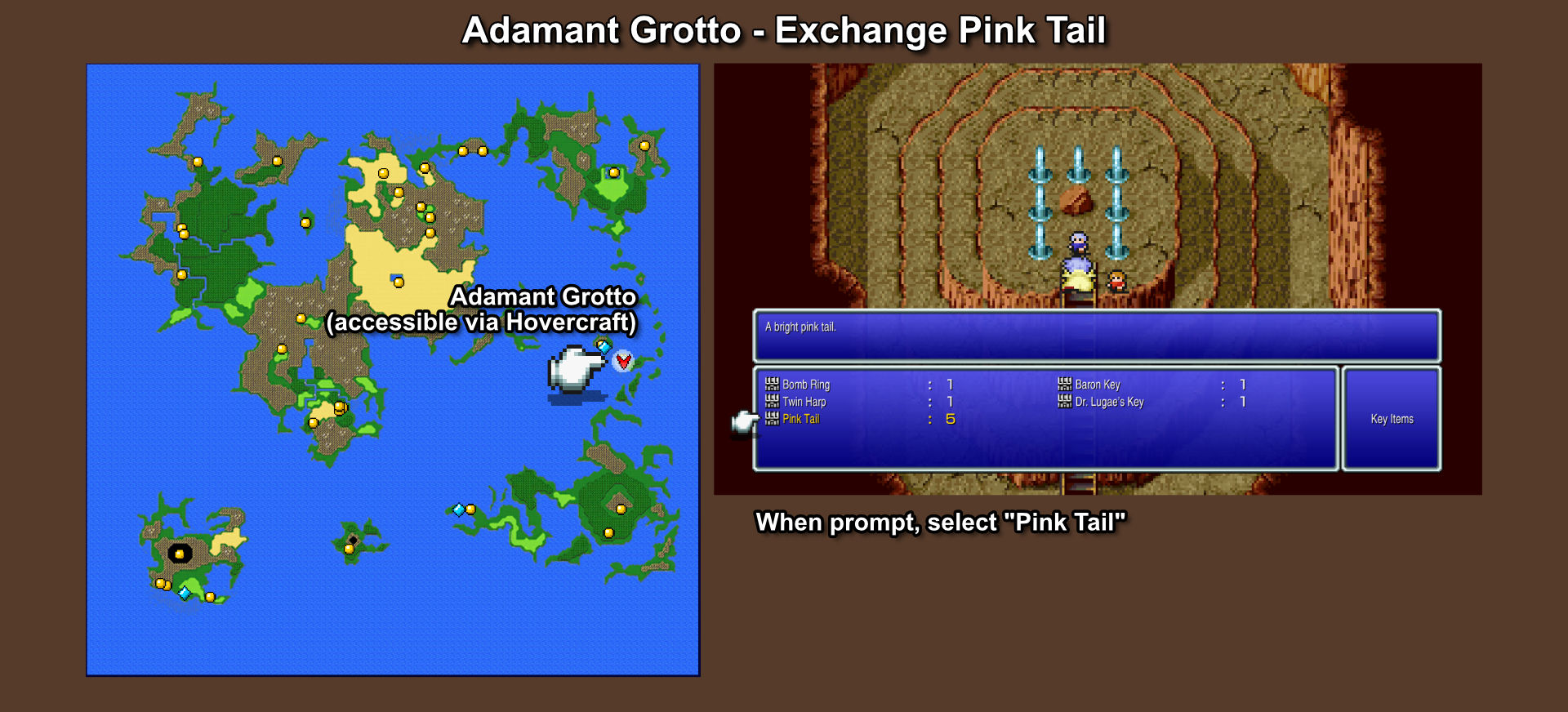 072. Adamant Grotto - Exchange Pink Tail