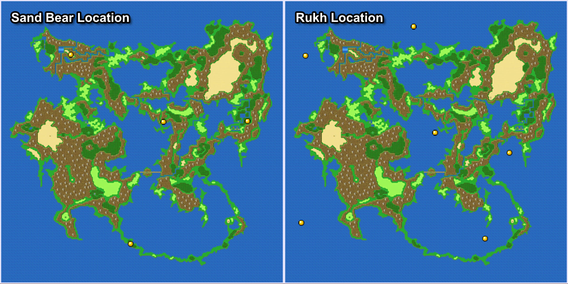 125. Murasame and Javelin Locations