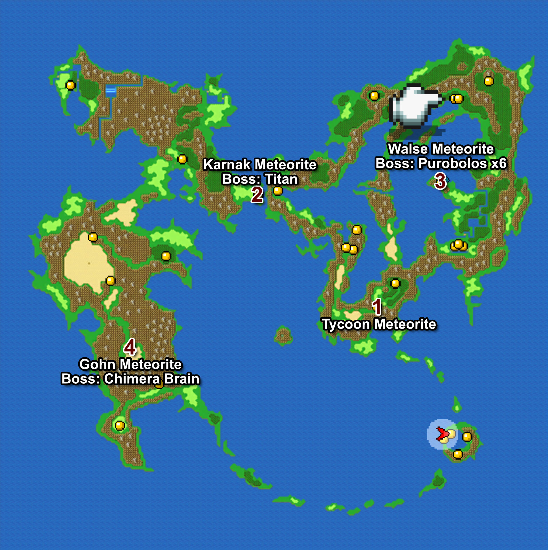 062. Meteorites Map