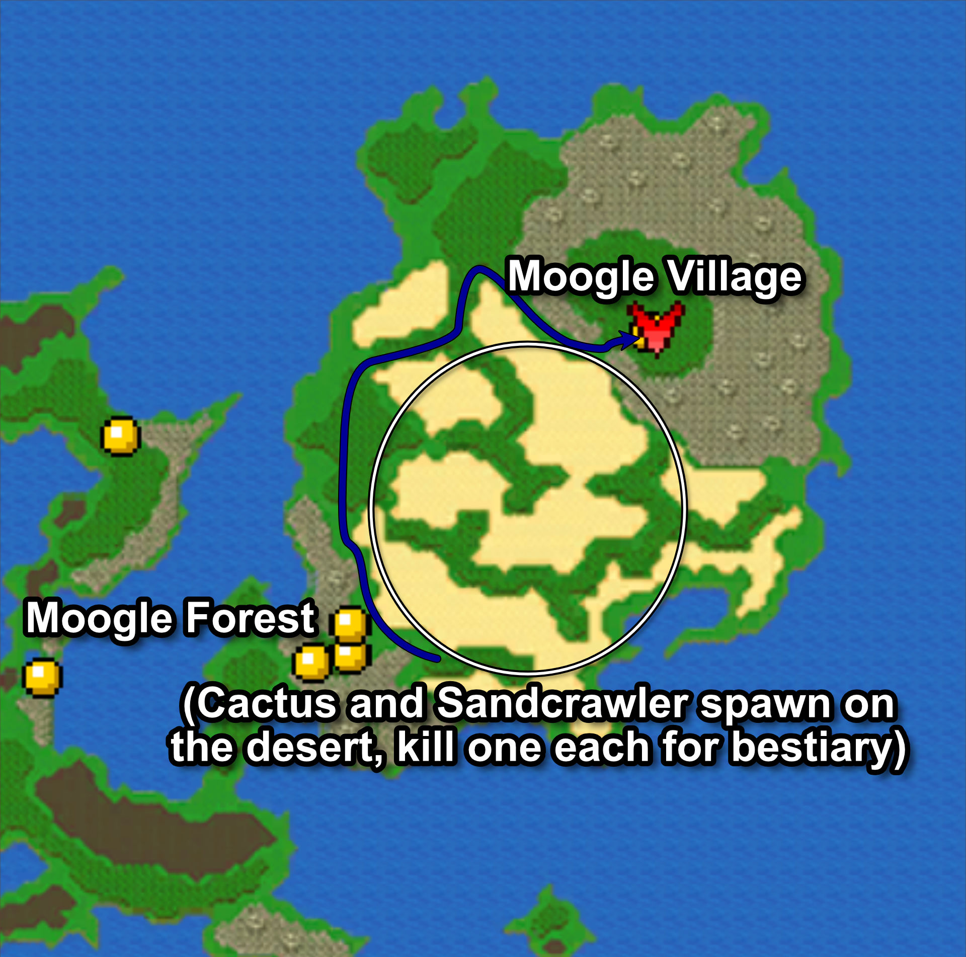 070. Path to Moogle Village